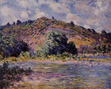die Ufer der Seine bei PortVillez Claude Monet Ölgemälde